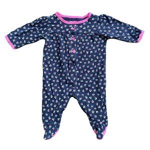 Carter's Floral Snap-up Footie Sleep & Play - 3 Months